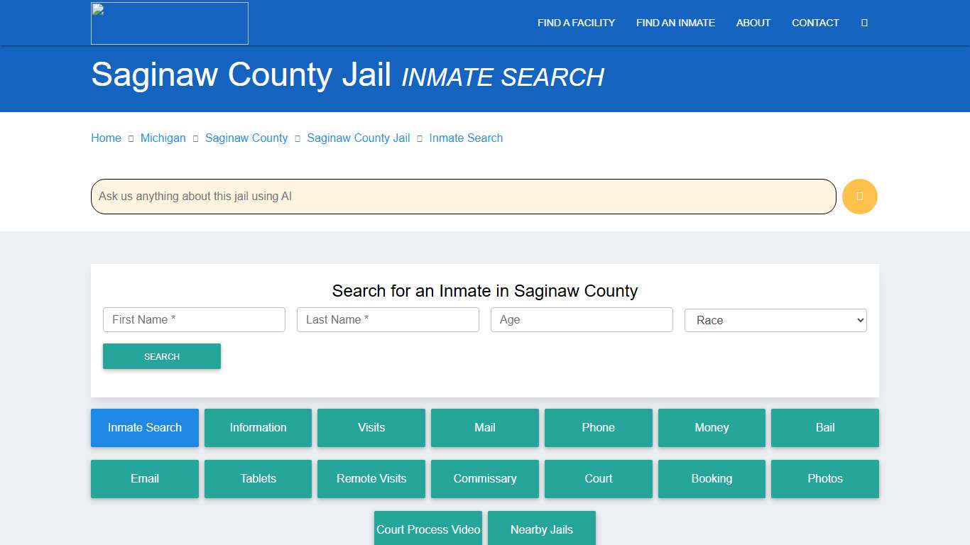 Saginaw County Inmate Search & Roster Find Inmates MI